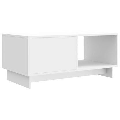 Tavolino da salotto Bianco Lucido 90 x 50 x 40 cm | homemem39