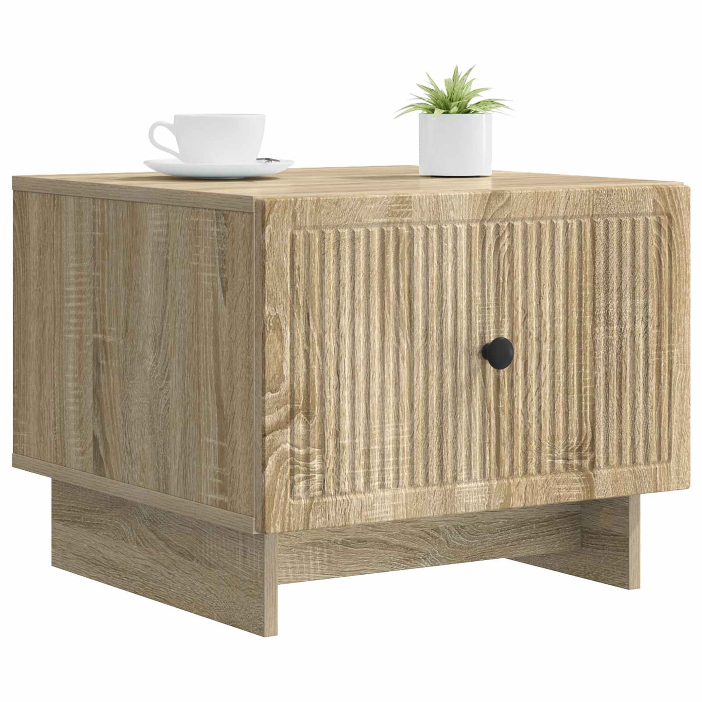 Tavolino da salotto con cassetto Rovere Sonoma 49 x 50 x 40 cm