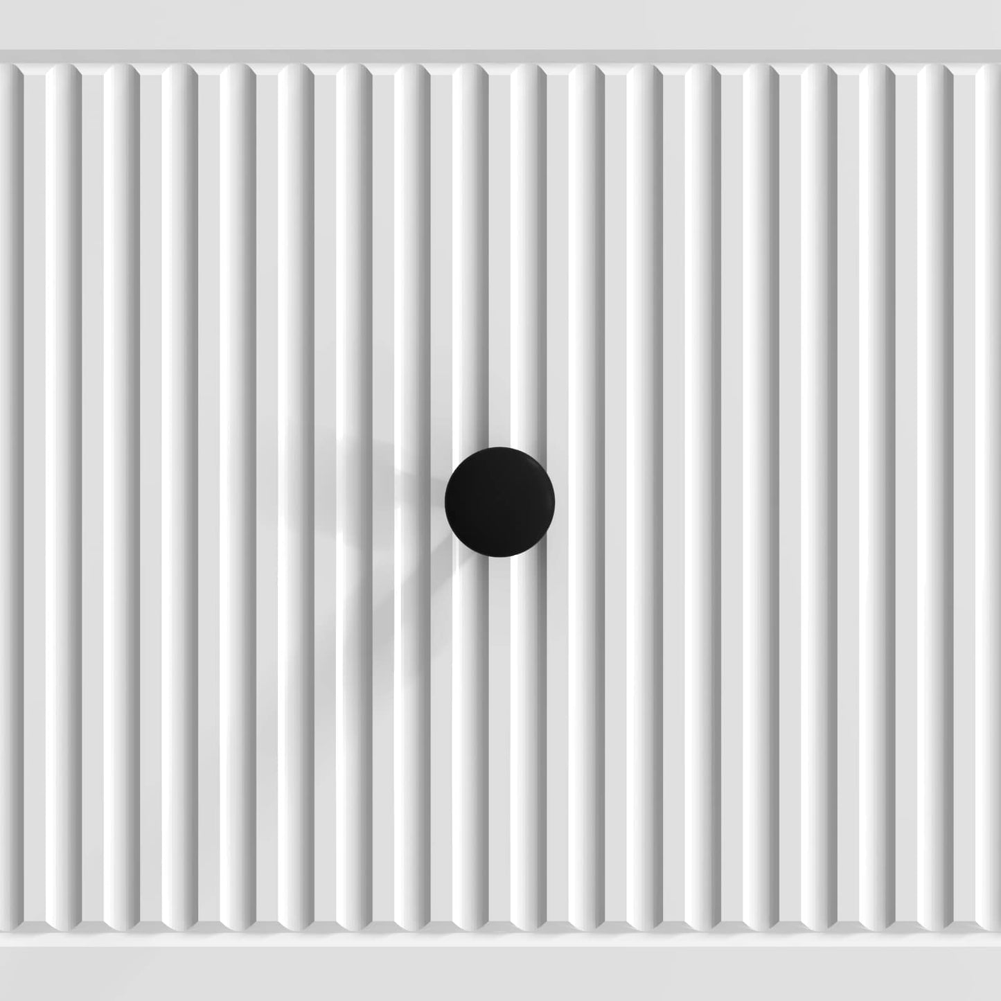 Tavolino da salotto con cassetto Bianco Lucido 49 x 50 x 40 cm