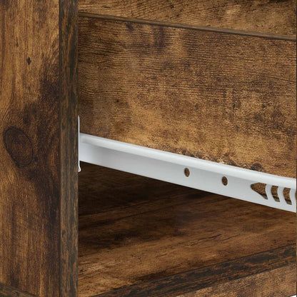 Tavolino da salotto con cassetto Rovere Fumo 49 x 50 x 40 cm