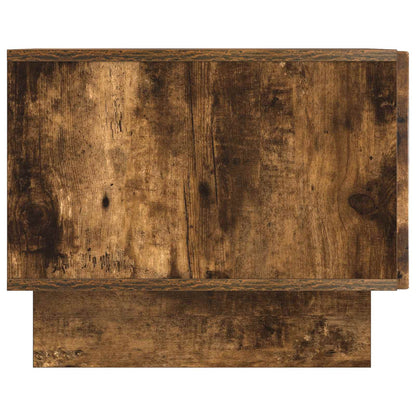 Tavolino da salotto con cassetto Rovere Fumo 49 x 50 x 40 cm