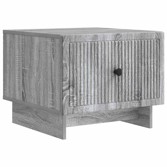 Tavolino da salotto con cassetto Grigio Sonoma 49 x 50 x 40 cm