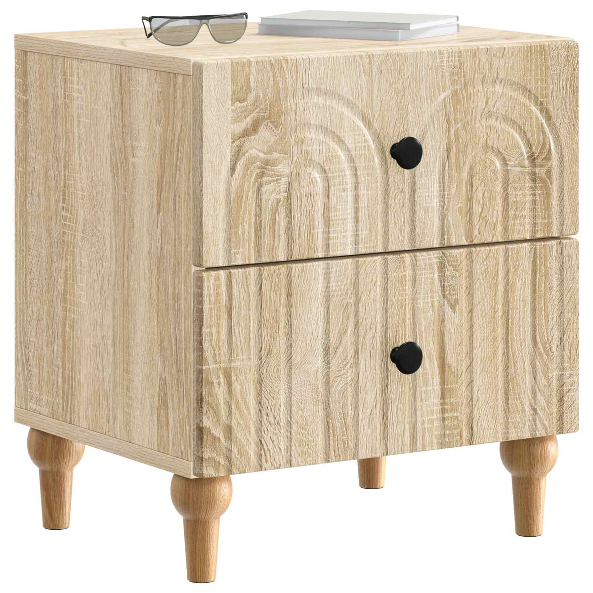 Armadio da Notte con cassetto Rovere Sonoma 43 x 34,5 x 48 cm | homemem39
