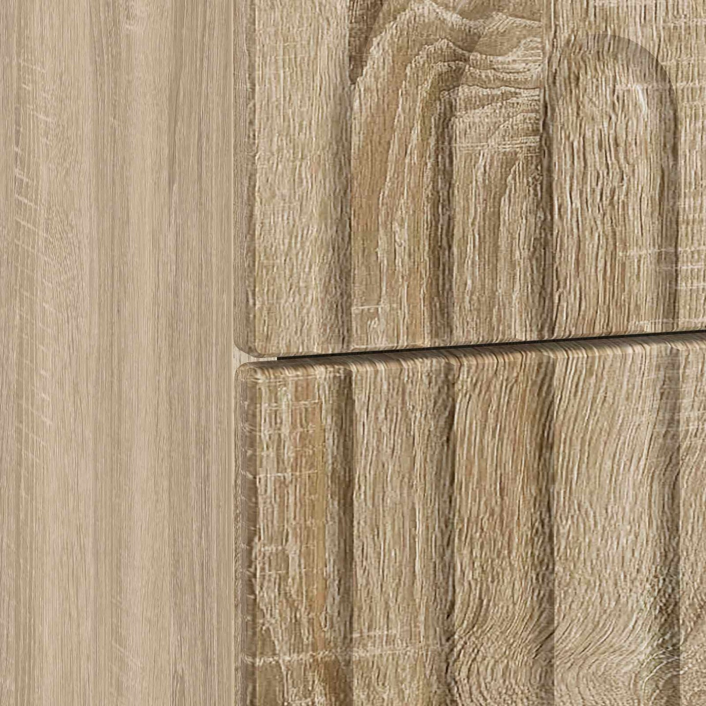 Armadio da Notte 2 pz Rovere Sonoma 43 x 34,5 x 48 cm
