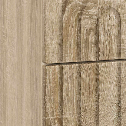 Armadio da Notte 2 pz Rovere Sonoma 43 x 34,5 x 48 cm