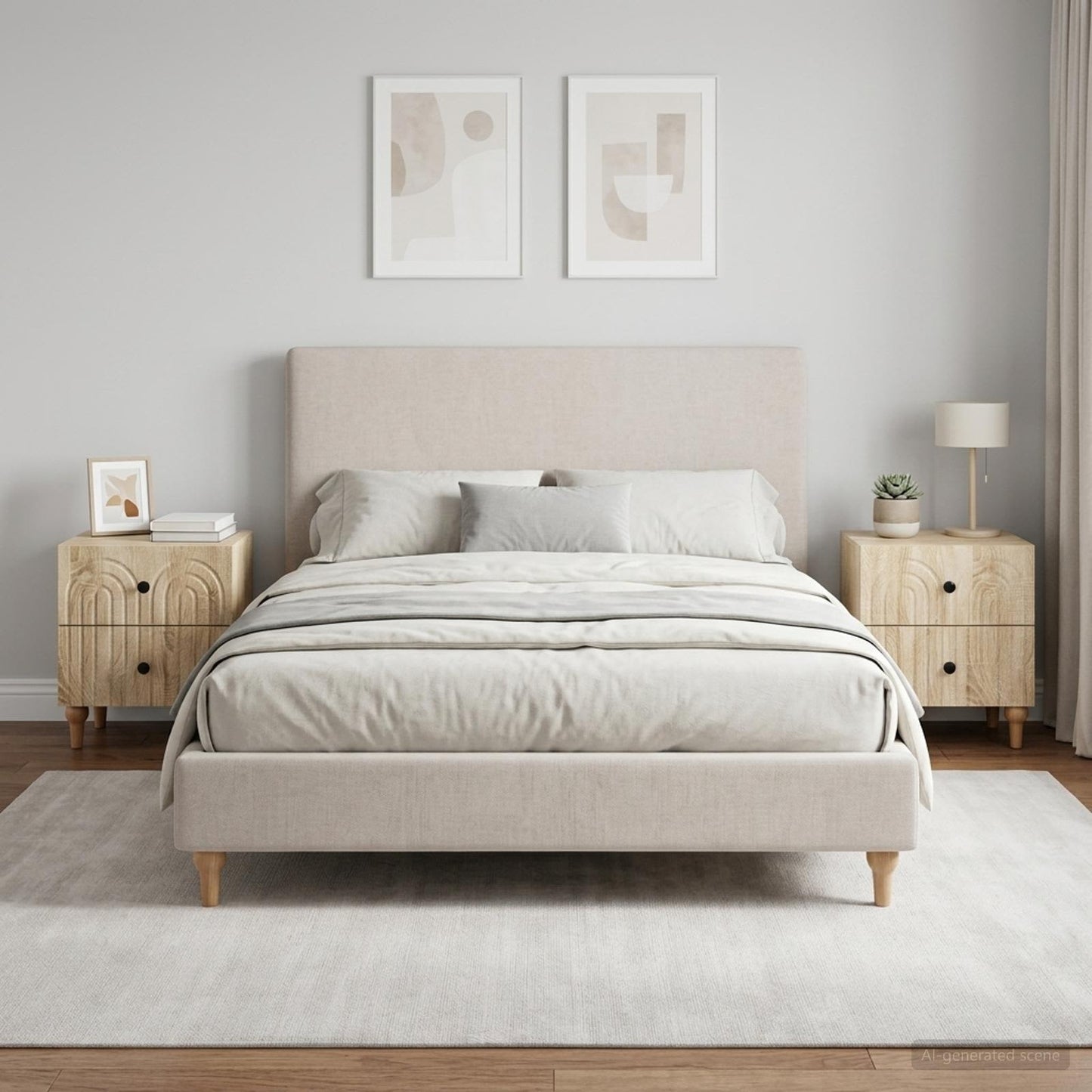 Armadio da Notte 2 pz Rovere Sonoma 43 x 34,5 x 48 cm