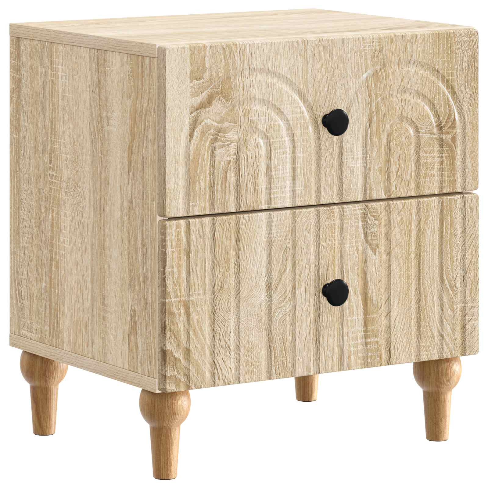 Armadio da Notte 2 pcs Rovere Sonoma 43 x 34,5 x 48 cm | homemem39