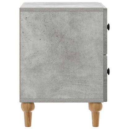 Armadio da Notte 2 pcs Grigio Cemento 43 x 34,5 x 48 cm | homemem39