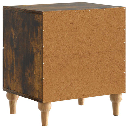 Armadio da Notte con cassetto Rovere Fumo 43 x 34,5 x 48 cm