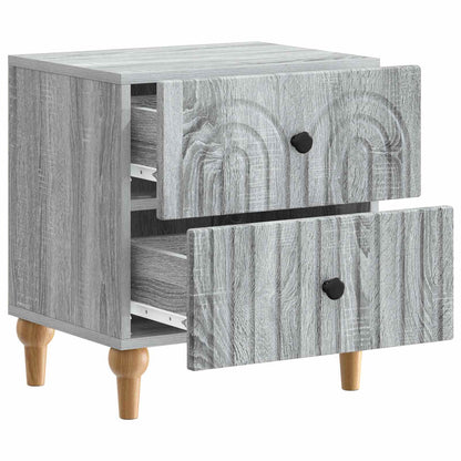 Armadio da Notte con cassetto Grigio Sonoma 43 x 34,5 x 48 cm | homemem39
