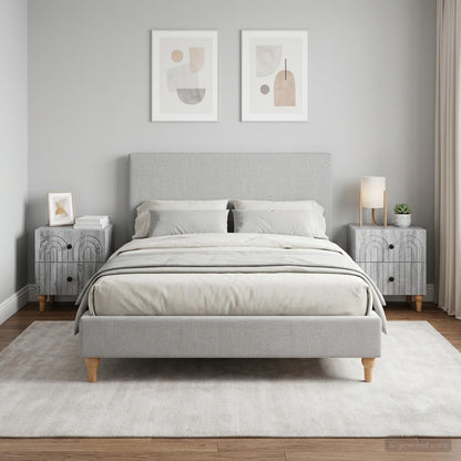 Armadio da Notte 2 pz Grigio Sonoma 43 x 34,5 x 48 cm