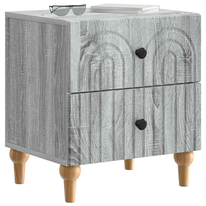 Armadio da Notte 2 pcs Grigio Sonoma 43 x 34,5 x 48 cm | homemem39
