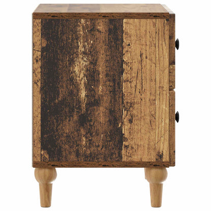 Armadio da Notte con cassetto Legno antico 43 x 34,5 x 48 cm | homemem39