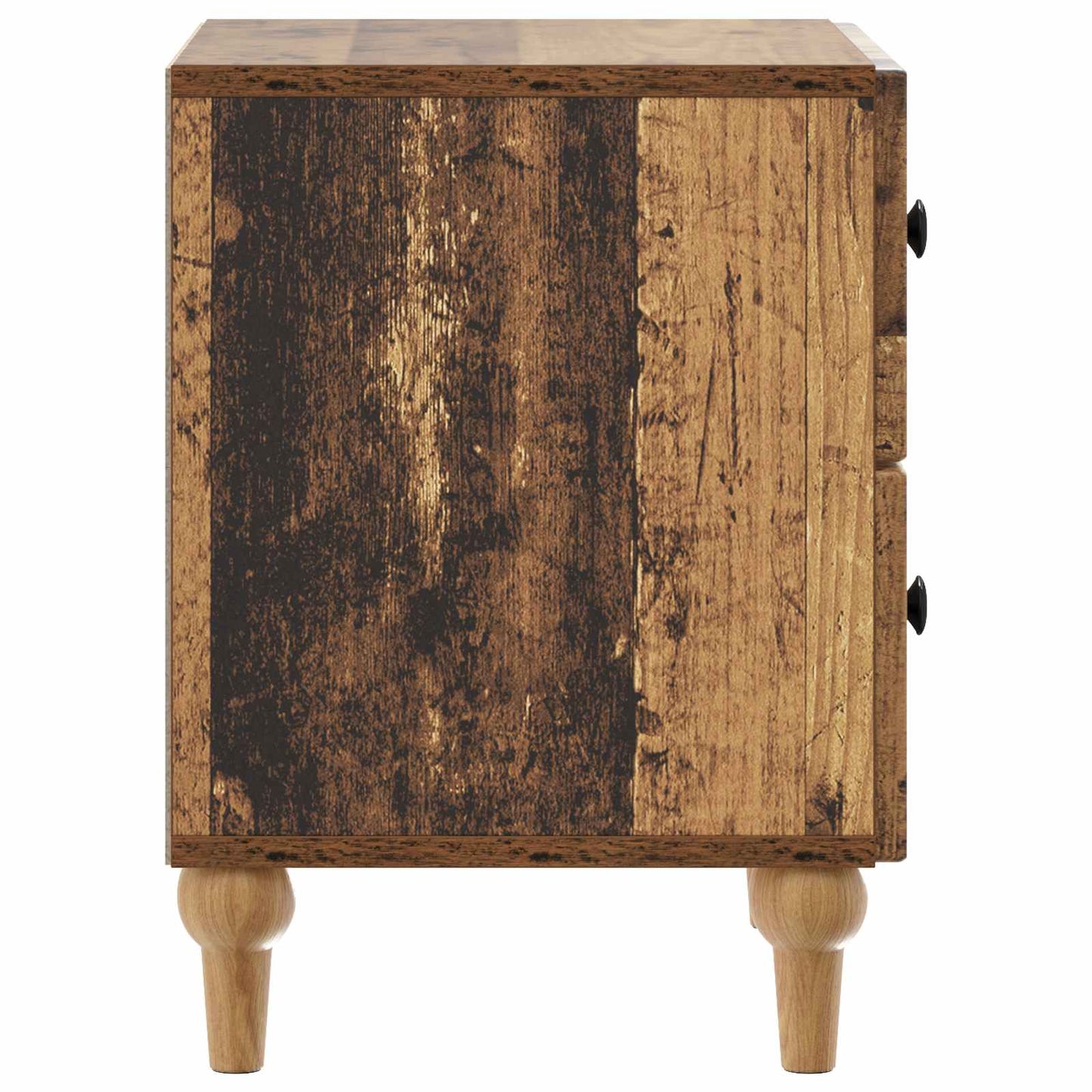Armadio da Notte 2 pcs Legno antico 43 x 34,5 x 48 cm