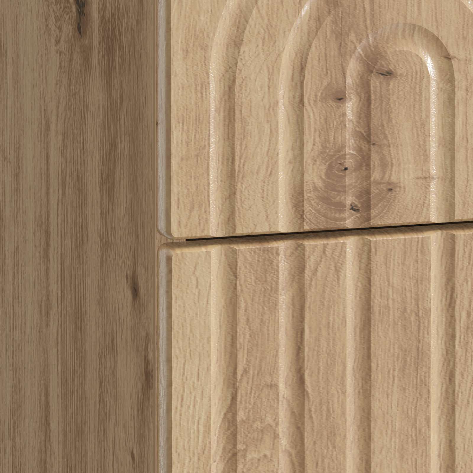 Armadio da Notte Rovere Artigianale 43 x 34,5 x 48 cm | homemem39