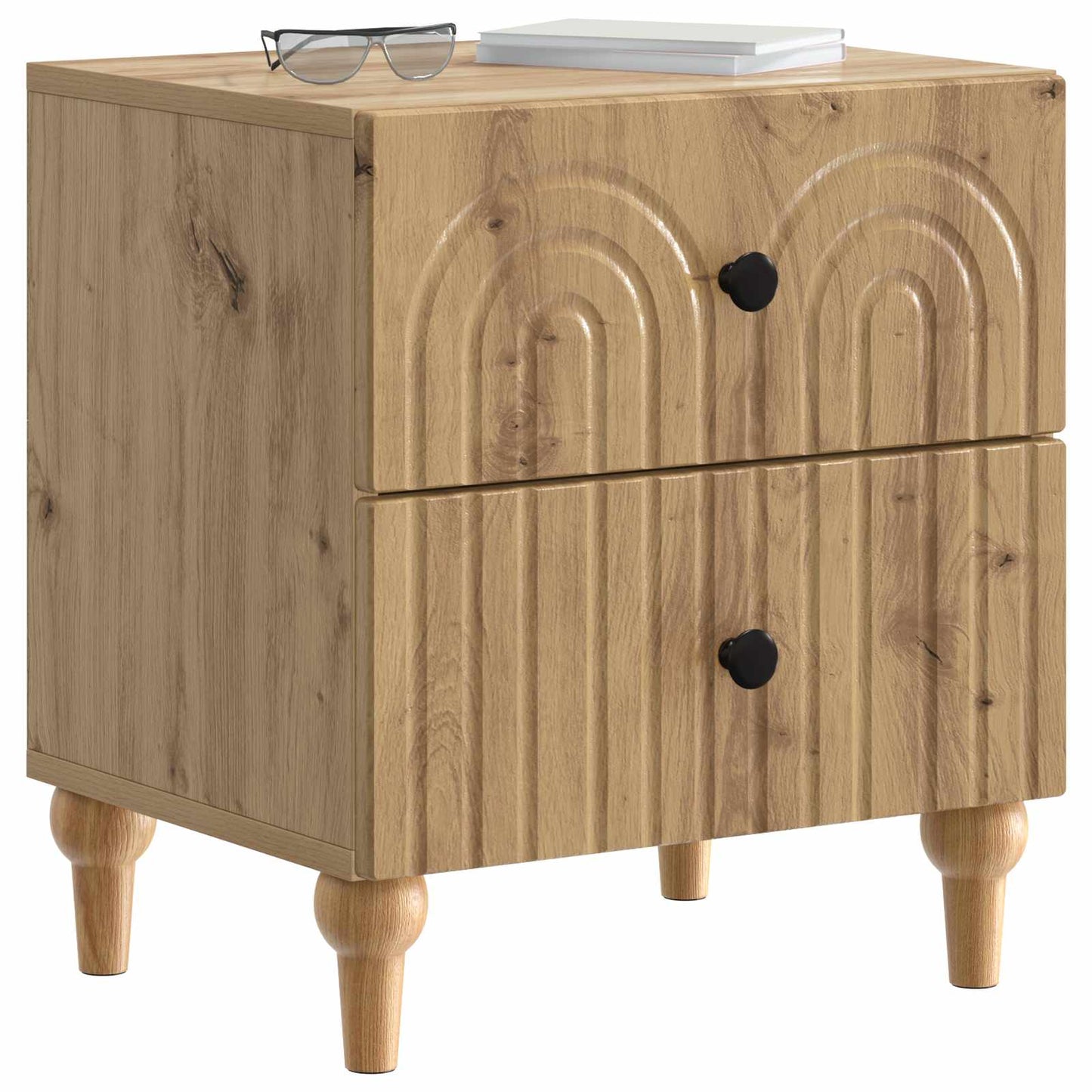 Armadio da Notte Rovere Artigianale 43 x 34,5 x 48 cm