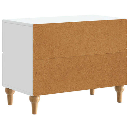 Armadio da Notte Bianco 62 x 34,5 x 48 cm Legno ingegnerizzato | homemem39