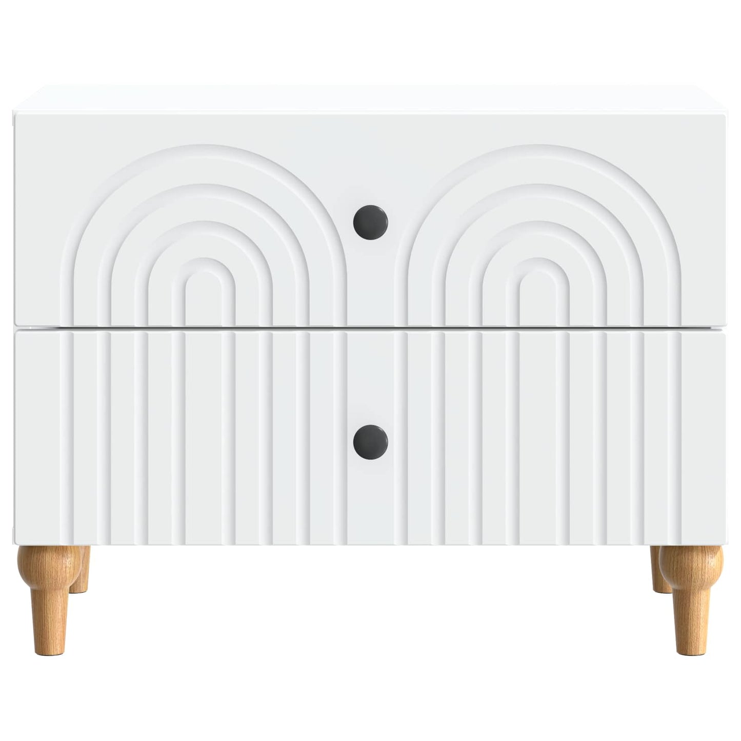 Armadio da Notte Bianco 62 x 34,5 x 48 cm Legno ingegnerizzato | homemem39