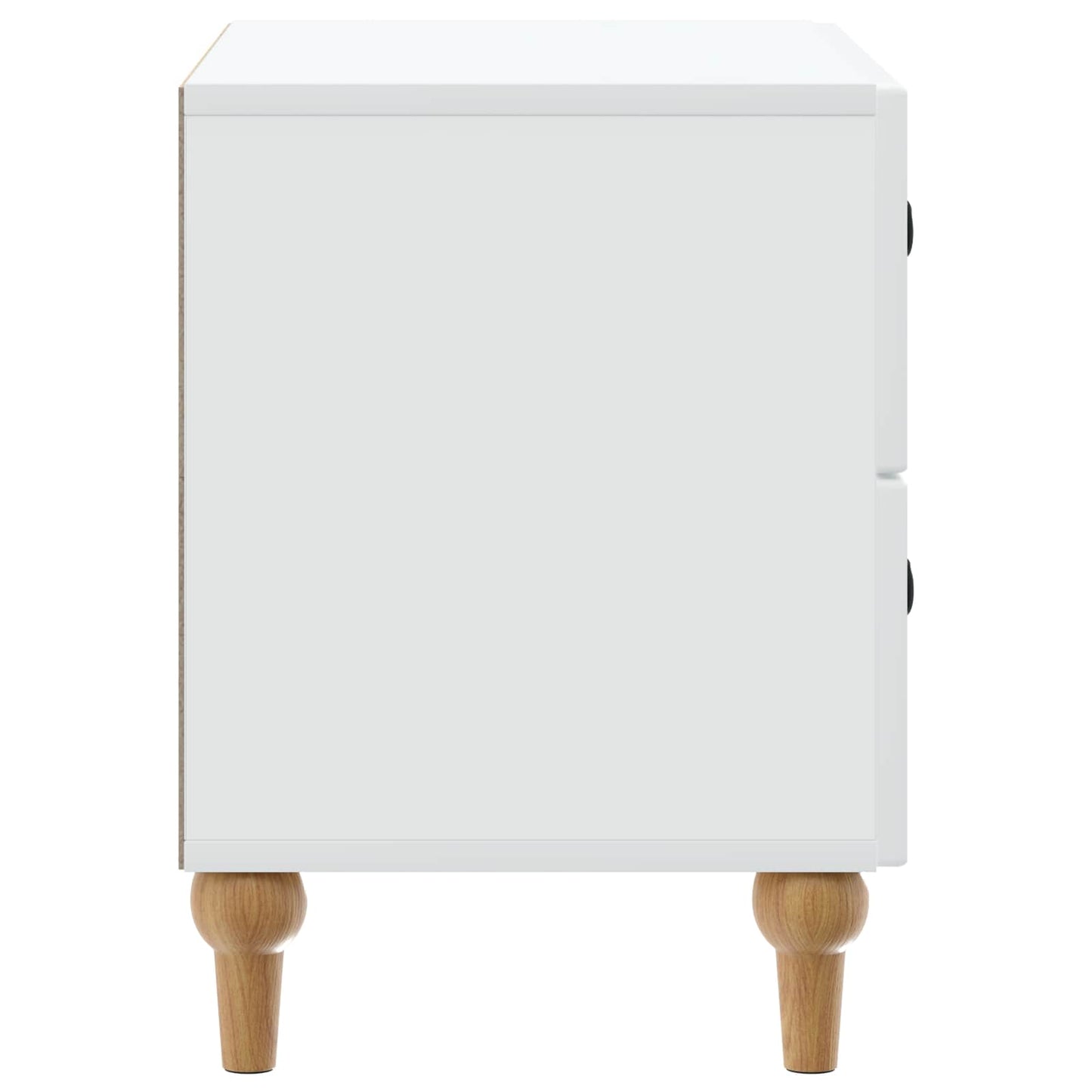 Armadio da Notte Bianco 62 x 34,5 x 48 cm Legno ingegnerizzato | homemem39