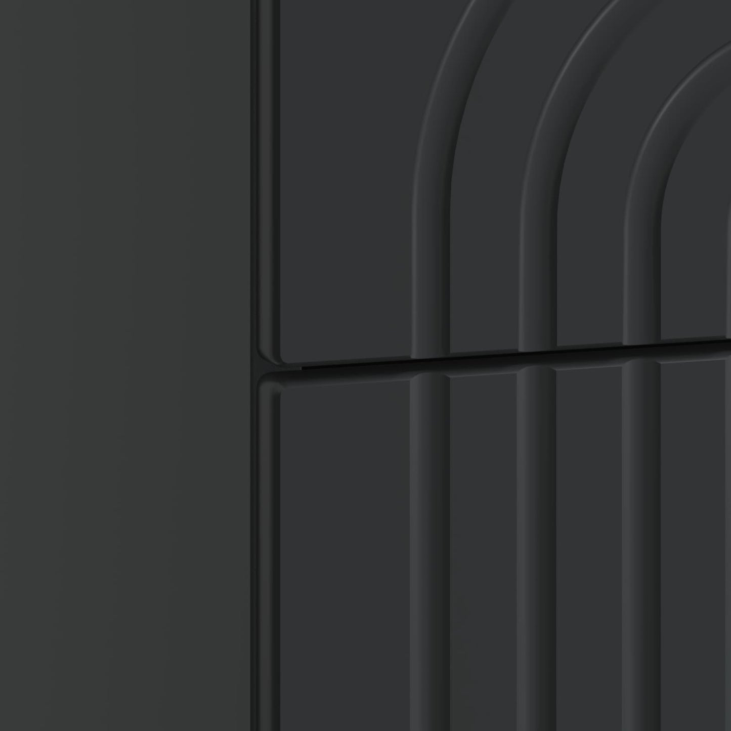 Armadio da Notte Nero 62 x 34,5 x 48 cm Legno ingegnerizzato