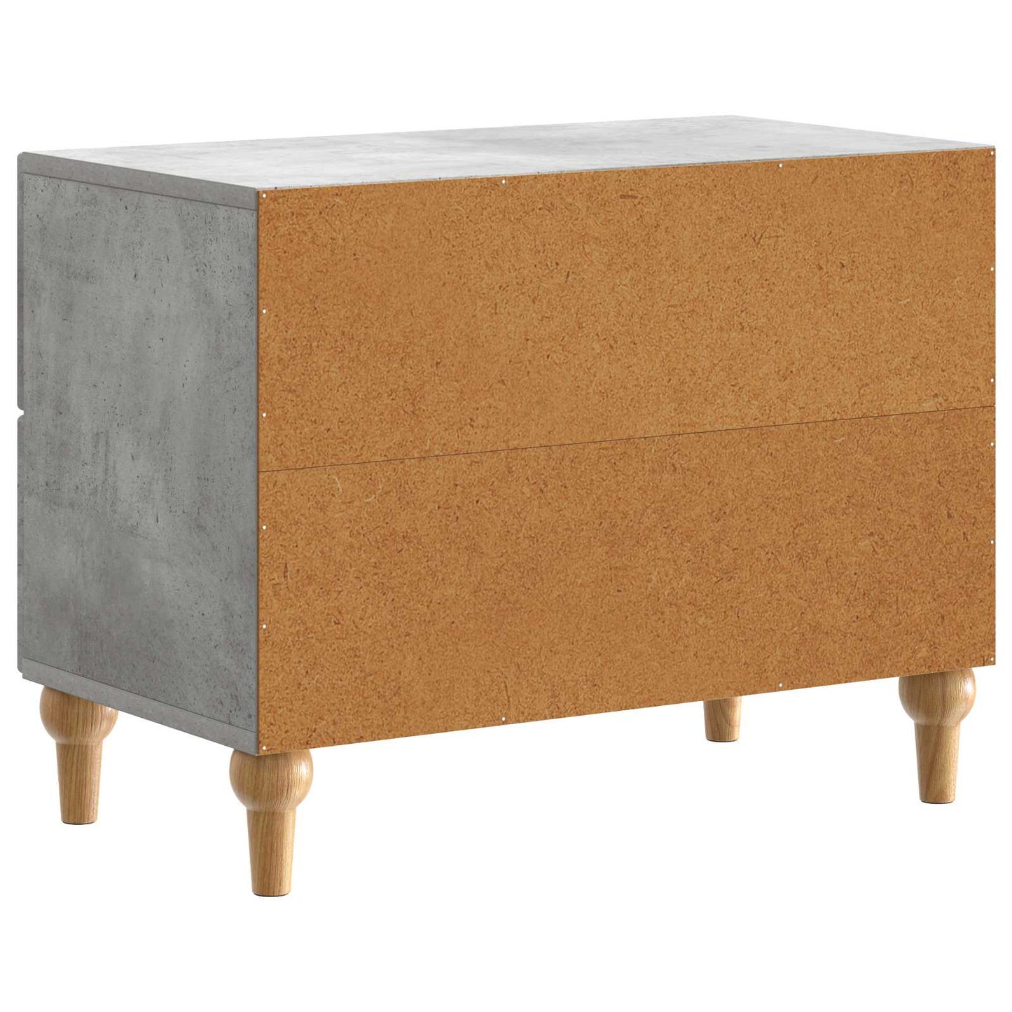 Armadio da Notte con cassetto Grigio Cemento 62 x 34,5 x 48 cm | homemem39
