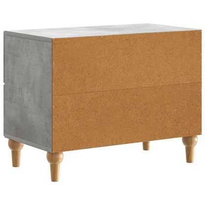 Armadio da Notte con cassetto Grigio Cemento 62 x 34,5 x 48 cm | homemem39