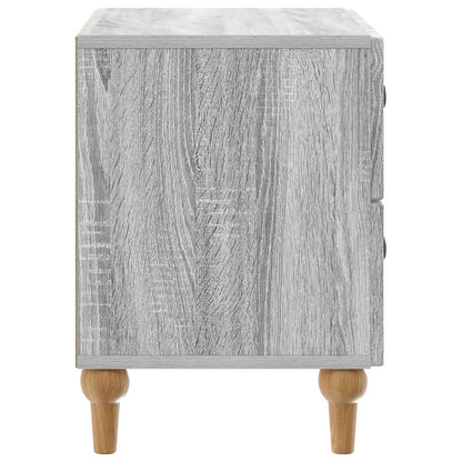 Armadio da Notte con cassetto Grigio Sonoma 62 x 34,5 x 48 cm