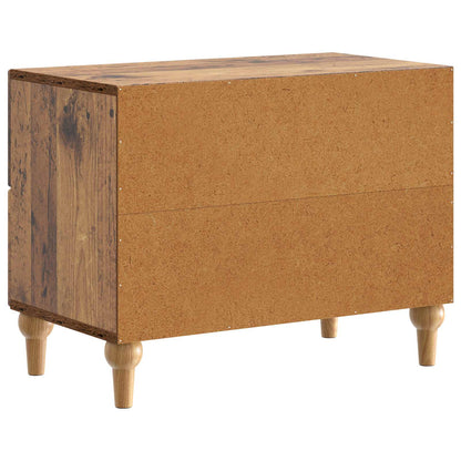 Armadio da Notte con cassetto Legno antico 62 x 34,5 x 48 cm | homemem39