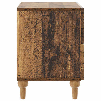 Armadio da Notte con cassetto Legno antico 62 x 34,5 x 48 cm