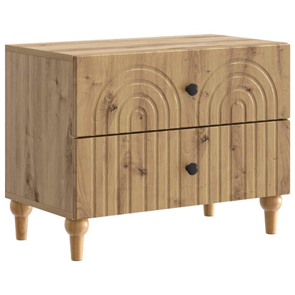 Armadio da Notte Rovere Artigianale 62 x 34,5 x 48 cm