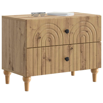 Armadio da Notte Rovere Artigianale 62 x 34,5 x 48 cm | homemem39