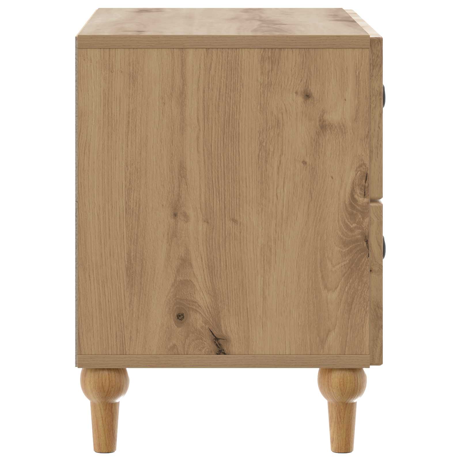 Armadio da Notte Rovere Artigianale 62 x 34,5 x 48 cm | homemem39