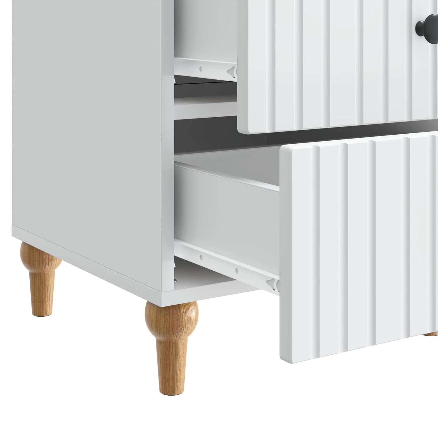 Armadio da Notte Bianco 43x 41 x 66,5 cm Legno ingegnerizzato | homemem39