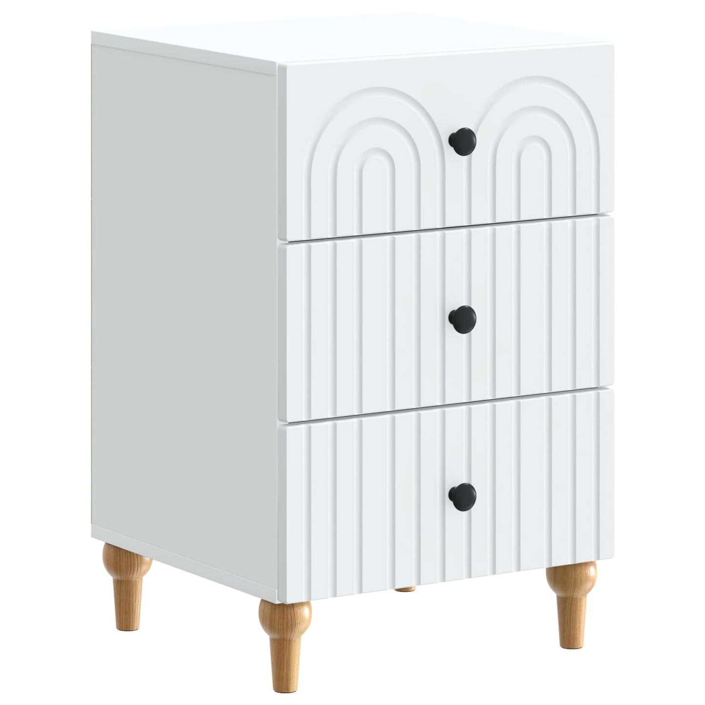 Armadio da Notte Bianco 43x 41 x 66,5 cm Legno ingegnerizzato | homemem39