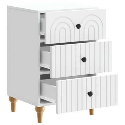 Armadio da Notte Bianco 43x 41 x 66,5 cm Legno ingegnerizzato | homemem39