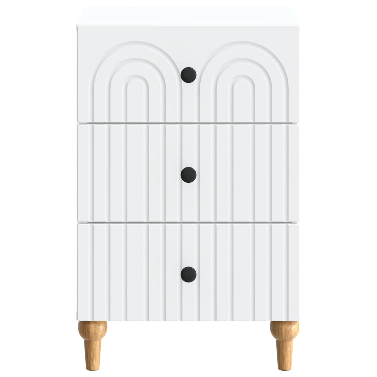 Armadio da Notte Bianco 43x 41 x 66,5 cm Legno ingegnerizzato | homemem39