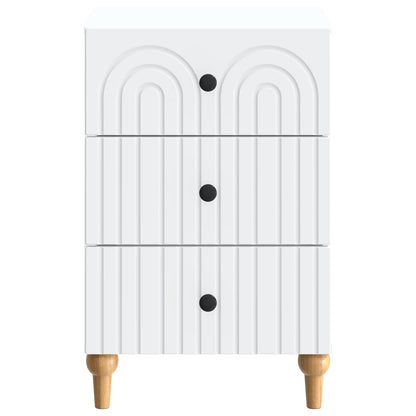 Armadio da Notte Bianco 43x 41 x 66,5 cm Legno ingegnerizzato | homemem39