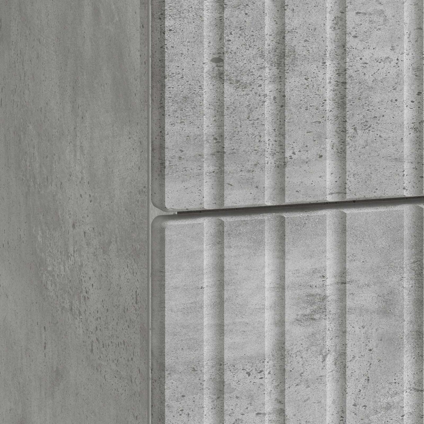 Armadio da Notte con cassetto Grigio Cemento 43x 41 x 66,5 cm