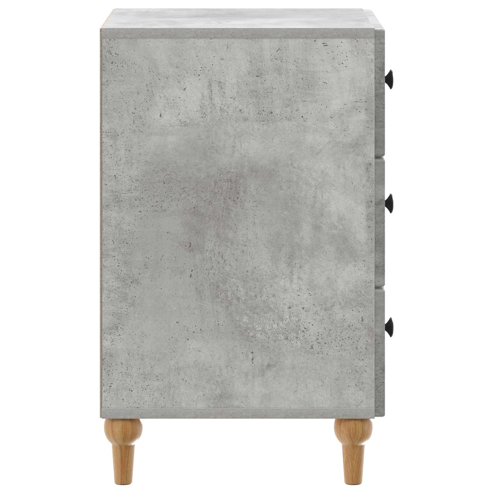 Armadio da Notte con cassetto Grigio Cemento 43x 41 x 66,5 cm | homemem39