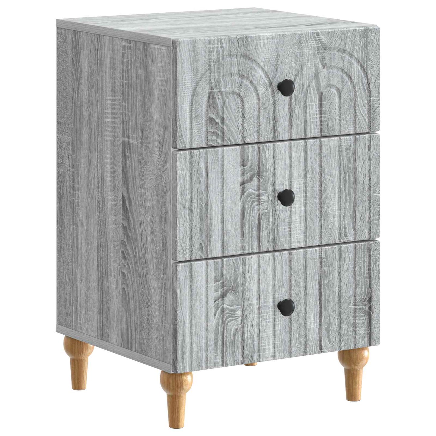 Armadio da Notte con cassetto Grigio Sonoma 43x 41 x 66,5 cm