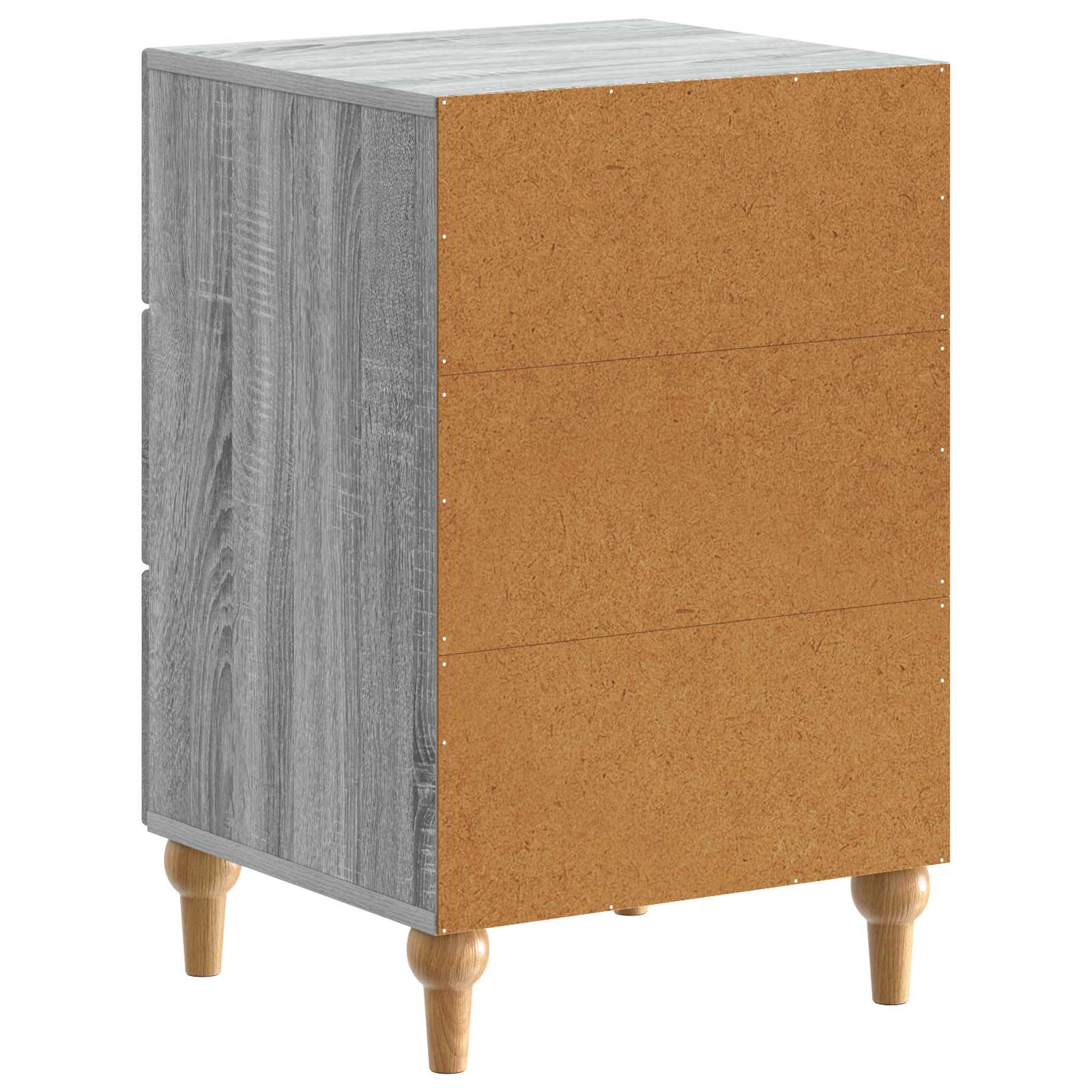 Armadio da Notte con cassetto Grigio Sonoma 43x 41 x 66,5 cm | homemem39