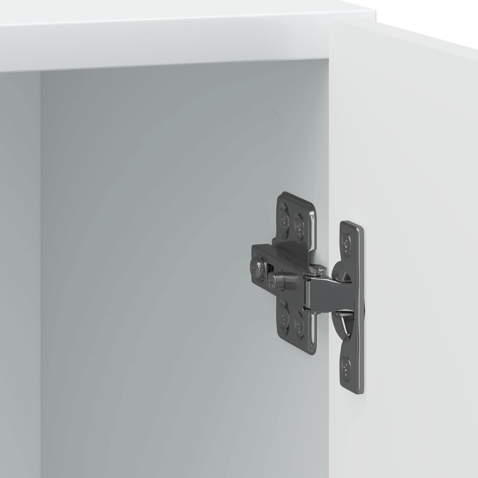 Armadio da Notte Bianco 43 x 34,5 x 50 cm Legno ingegnerizzato | homemem39