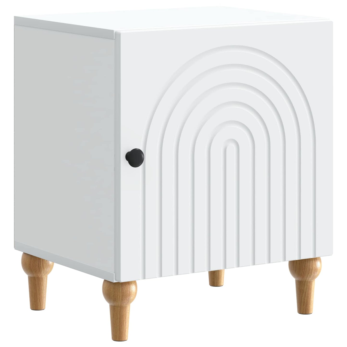 Armadio da Notte Bianco 43 x 34,5 x 50 cm Legno ingegnerizzato | homemem39