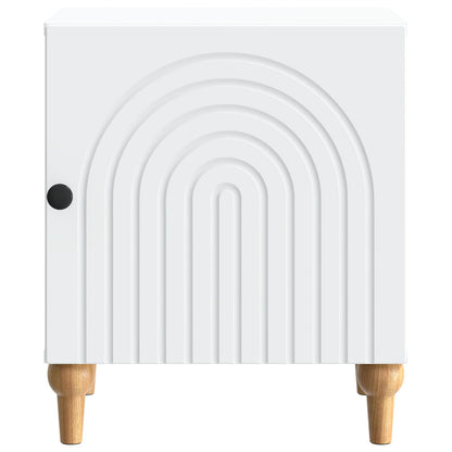 Armadio da Notte Bianco 43 x 34,5 x 50 cm Legno ingegnerizzato | homemem39