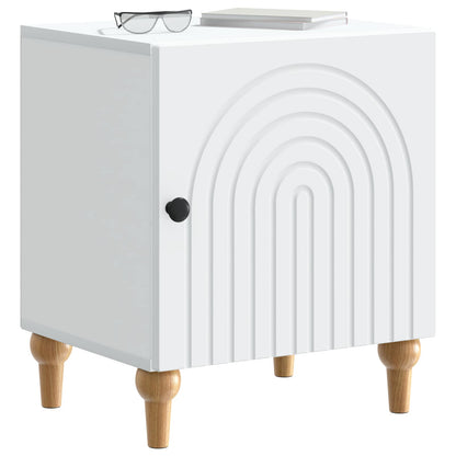 Armadio da Notte Bianco 43 x 34,5 x 50 cm Legno ingegnerizzato | homemem39