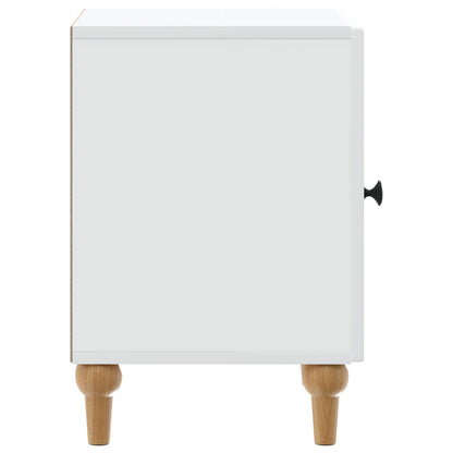 Armadio da Notte Bianco 43 x 34,5 x 50 cm Legno ingegnerizzato | homemem39
