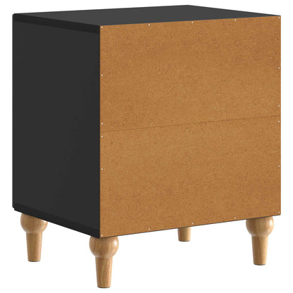 Armadio da Notte Nero 43 x 34,5 x 50 cm Legno ingegnerizzato