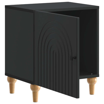 Armadio da Notte 2 pcs Nero 43 x 34,5 x 50 cm | homemem39