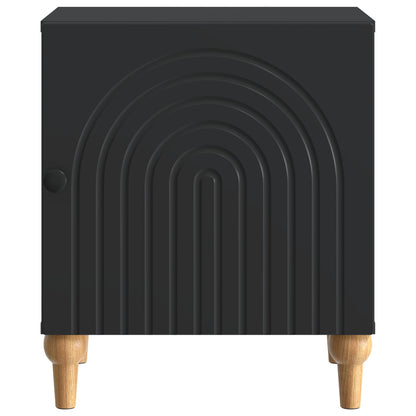 Armadio da Notte 2 pcs Nero 43 x 34,5 x 50 cm
