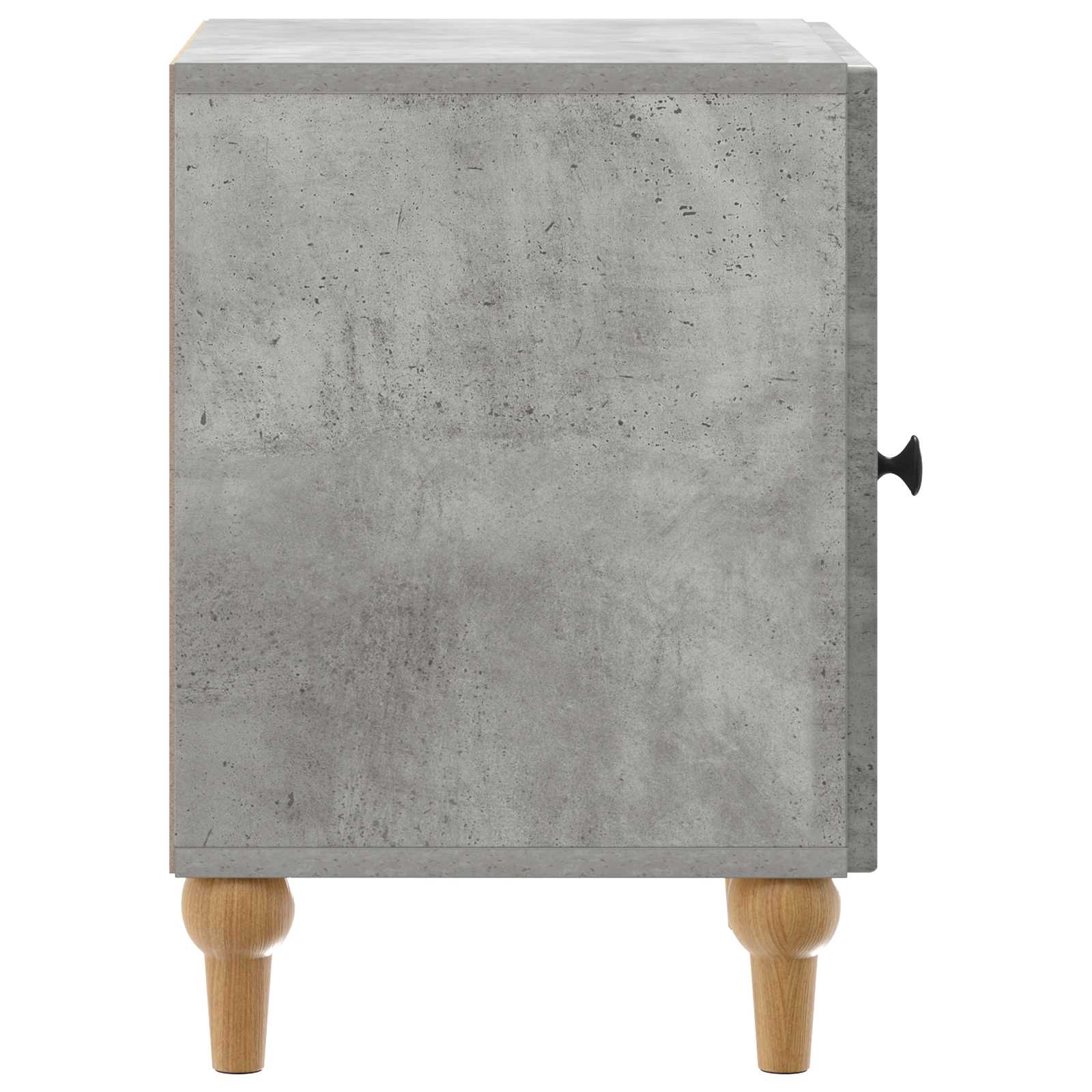 Armadio da Notte Grigio Cemento 43 x 34,5 x 50 cm | homemem39